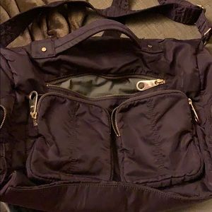 GAP messenger bag/duffle in dark rich purple